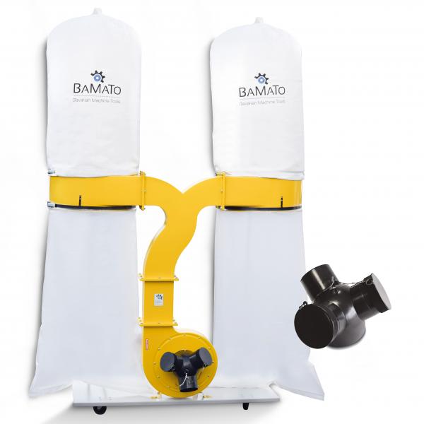 BAMATO Absauganlage AB-3900 mit Y-Adapter (400V)